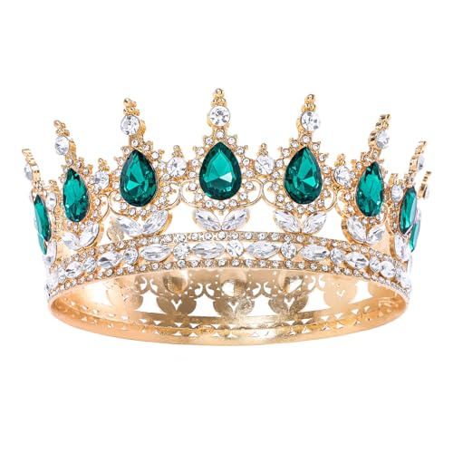 Feltent Green Queen Crown