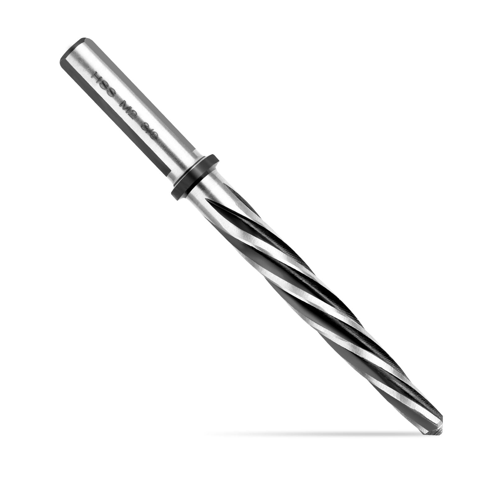 Valkynos 3/8" Bridge/Construction Reamer Bit, Drill Reamer Tool Set for Metal, M2 HSS Tapered Reamers Chucking Steel Reamers Spiral Flute with Shank Chuck