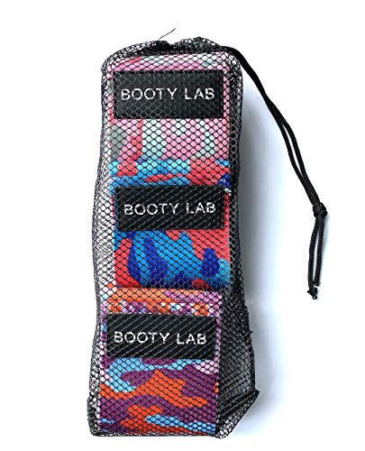 Booty Bands - Booty Bands For Women (3 Pc) - Glute Loops For Legs, Hips, Butt, And Core - Wide Anti-Slip Booty Band For Pilates, Yoga, Crossfit - Fabric Resistance Bands Set #TOP1