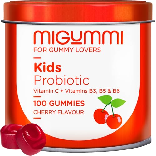 Gominolas Probióticos Niños - 100 Gummies sabor natural a Cereza ...