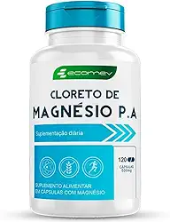 Cloreto de Magnesio P.A 500Mg 120 Cápsulas - Ecomev (1 Unidade)