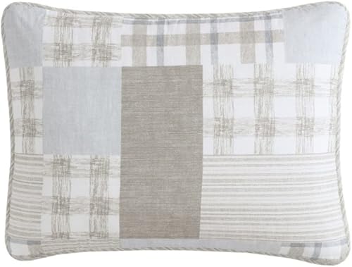 Miniatura 6 de Nautica Juego de cama de algodón para cama de día, decoración del hogar para todas las estaciones, beige Clement