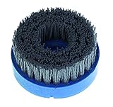 Cepillo corona nylon abrasivo, diam. 100, rosca M14, grano 320