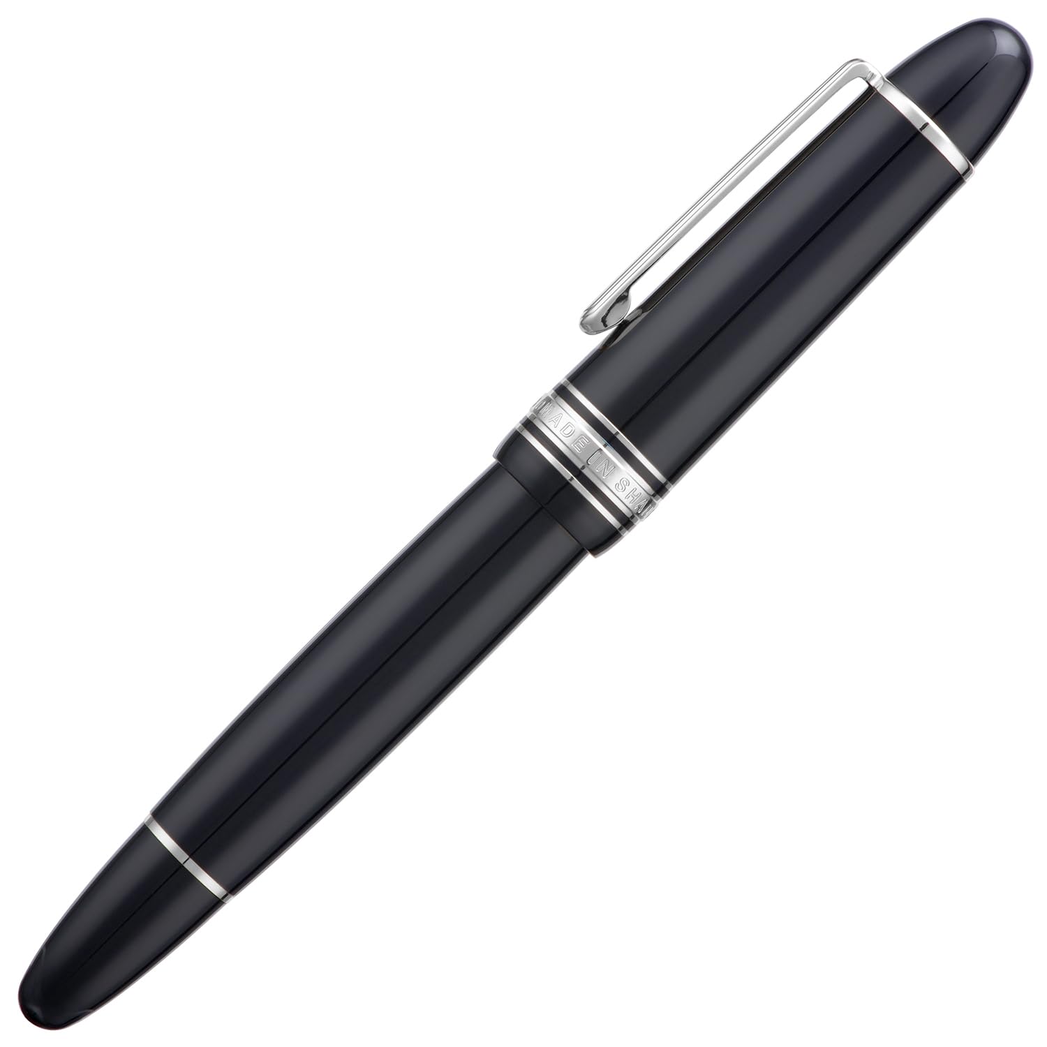 Piston Pluma estilográfica F/M/B, bolígrafo de regalo de resina negra y roja con llave, bolígrafos de negocios, bolígrafos de papelería para oficina para estudiantes (rojo plateado, F)