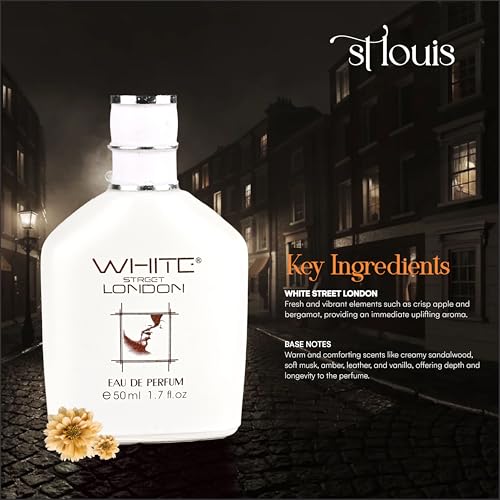 Image of St Louis Whitelondon Original Eau De Parfum | For Men & Women | 50 ml Long-Lasting Fragrance | Ideal Gift for Birthdays, Anniversaries & Special Occasions | All-Season Perfume