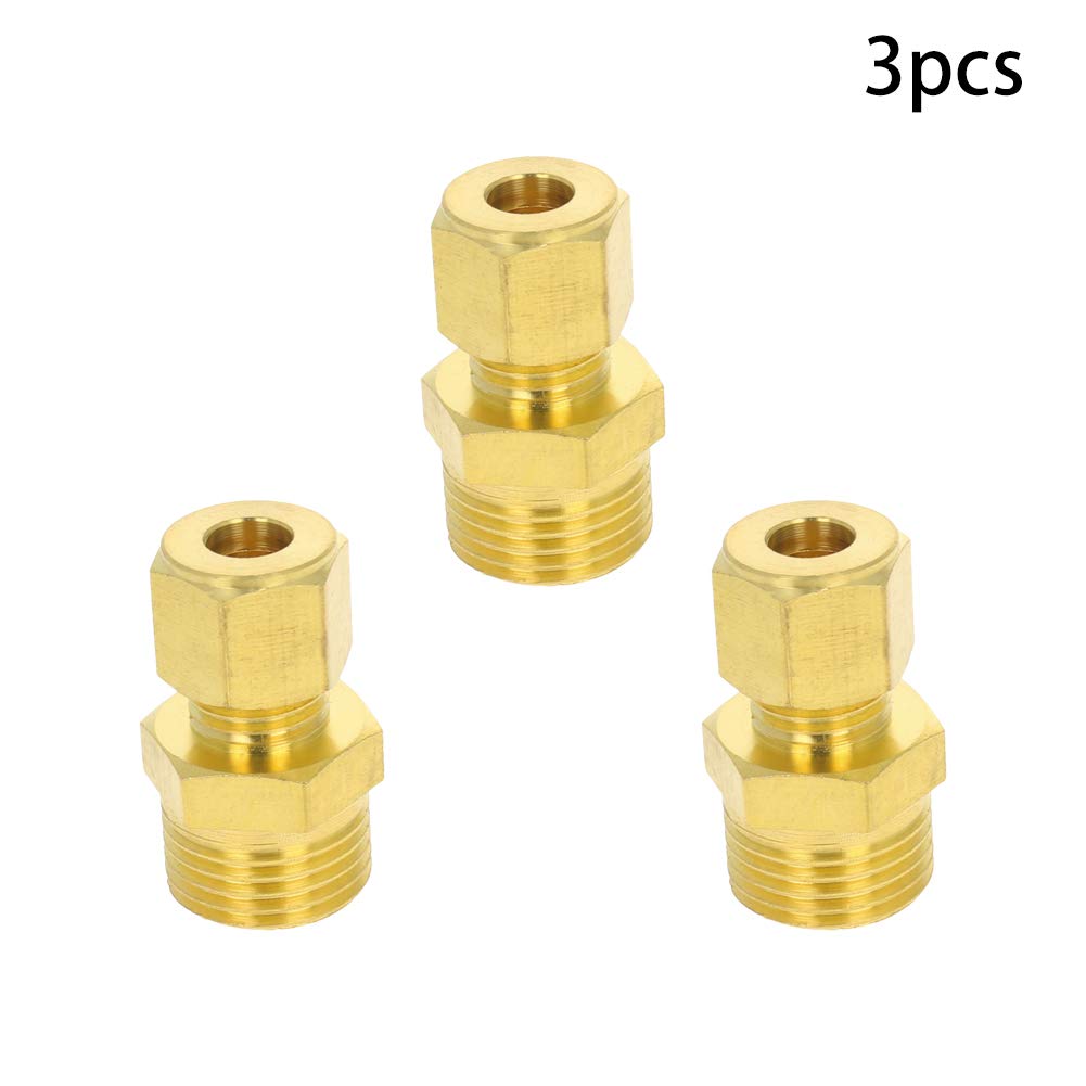 Raccordo Dritto Filettatura 3/8" X 3/8" Tubo 10 Mm Per Acqua - Foto 7