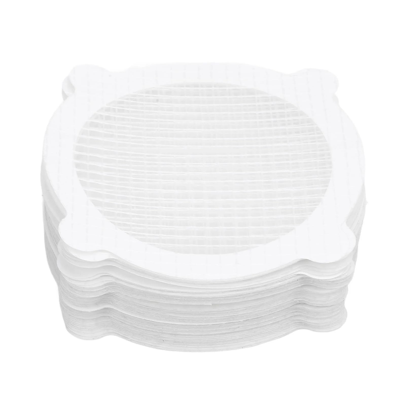 50PCS Floor Drain Stickers Single Use Mesh Hair Catcher For Bathroom Shower Bathtub Kitchen Sink