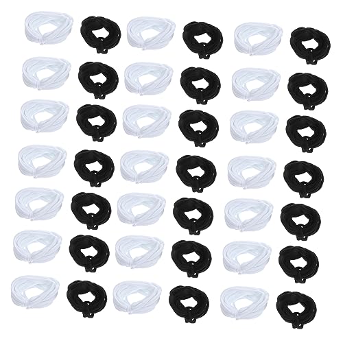 OSALADI 192Pcs Braided Elastic Rope Braided String for Handmade Braid Loom Loop Crafts for Projects and Creative Weaving Activities