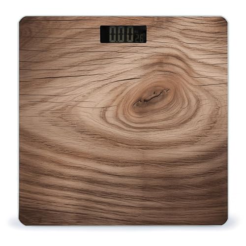 Báscula digital de baño de vidrio templado con pantalla LCD