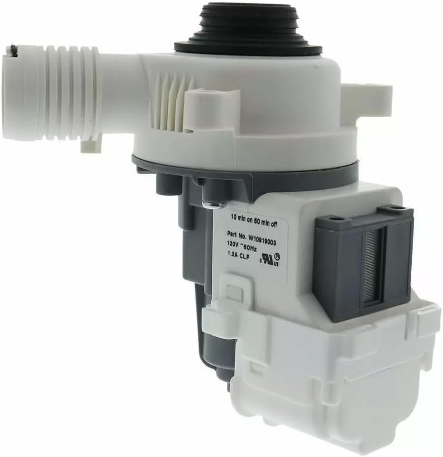 #W10919003#W10775446 Washing Machine Drain Pump and Motor AP6038235 PS11770076 Durable New Replacement Parts for Whirlpool