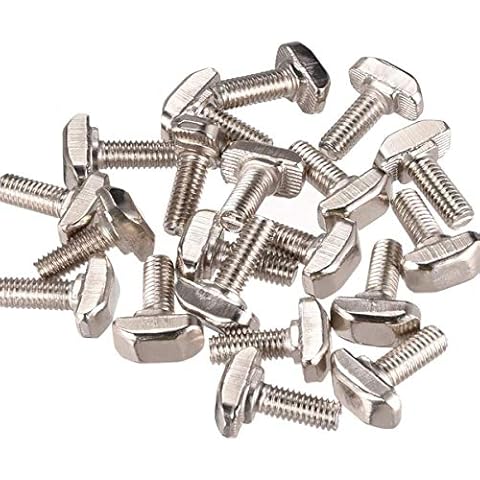 Dancepandas Tornillo en T para Perfil de Aluminio Cover