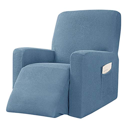 Stootrel Funda para Sill�n Orejero El�stica Funda de Sill�n Relax El�stica Completo Protector para Sill�n Reclinable Sill�n el�ctrico Funda reclinable Silla Funda (Color : Blue2)