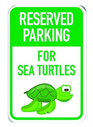 PetKa Signs and Graphics PKRP-0221-NA_uReserved Parking for Sea TurtlesvA~TCA12C` x 18C`A E~K