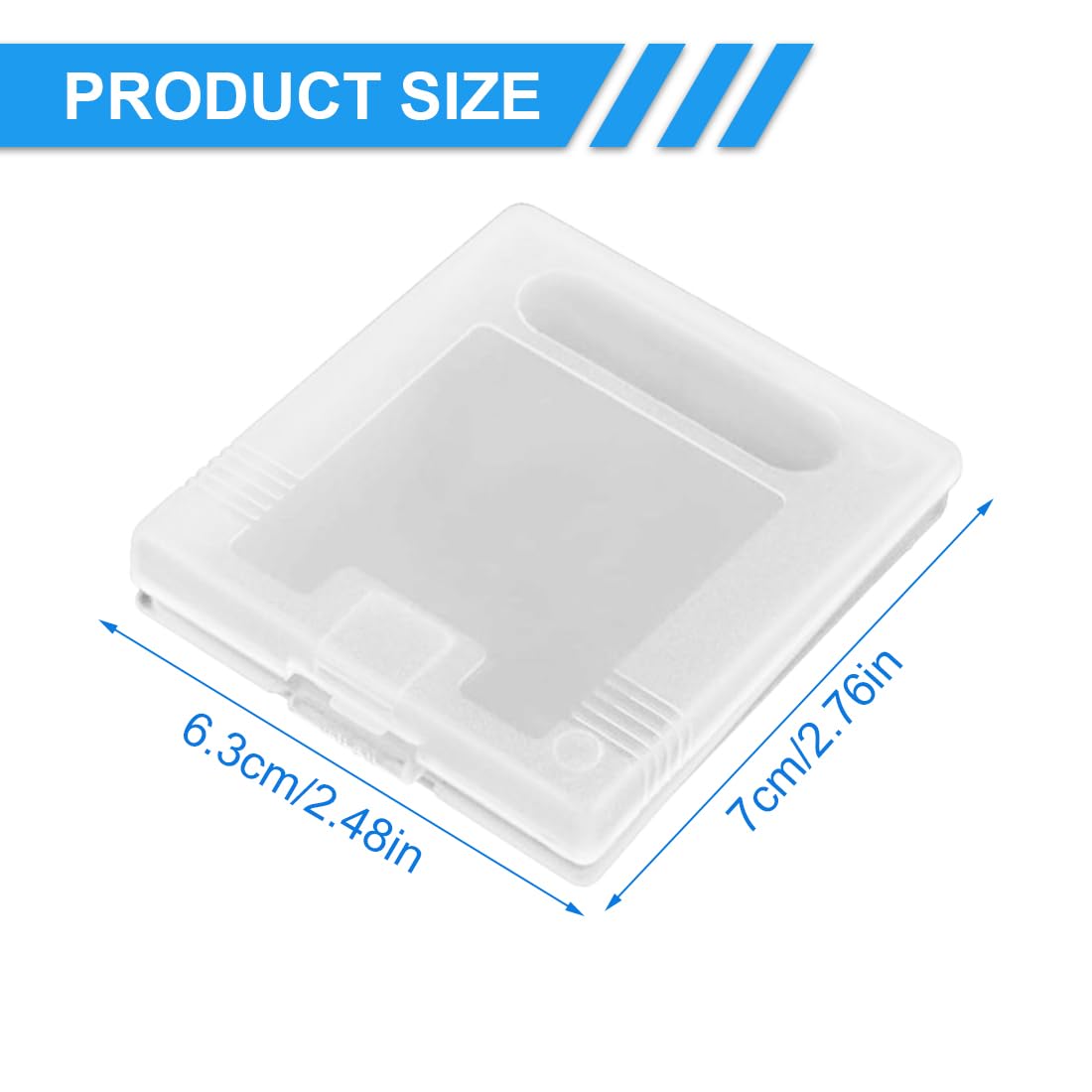 10 Pcs Game Card Cartucho De Almacenamiento Caja De La Caja Cubierta De Polvo Funda Protectora De Plástico Transparente A Prueba De Arañazos para Game Boy Color GB/GBC/GBP