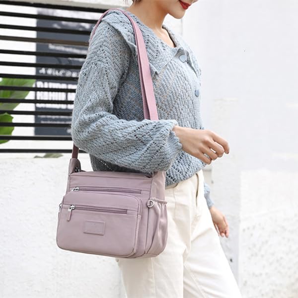 Ladies Crossbody Purse Women Shoulder Handbag Roomy Fashion Tote Top Handle Satchel Multiple Pockets Bag2