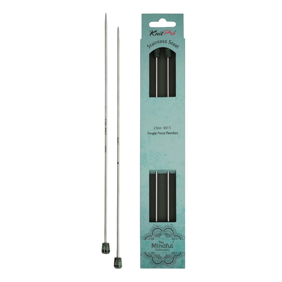KnitPro The Mindful Collection Single Pointed Needles 14" (35cm) | Size 2.5mm