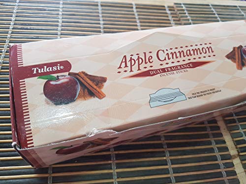 Qaromas wierookstokjes, Tulasi Apple, Cinnamon/Appel, kaneel, 6 x 20 sticks