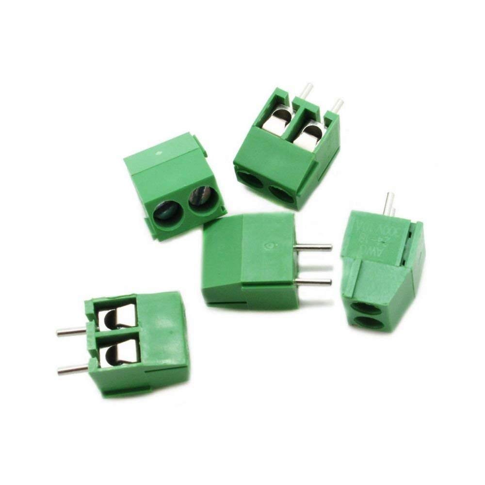 TECHDELIVERS® Screw Terminal Block PCB mount block wire connector 5mm PITCH (5Piece 2PIN) (B08V1SG4FL) Amazon Price History, Amazon Price Tracker