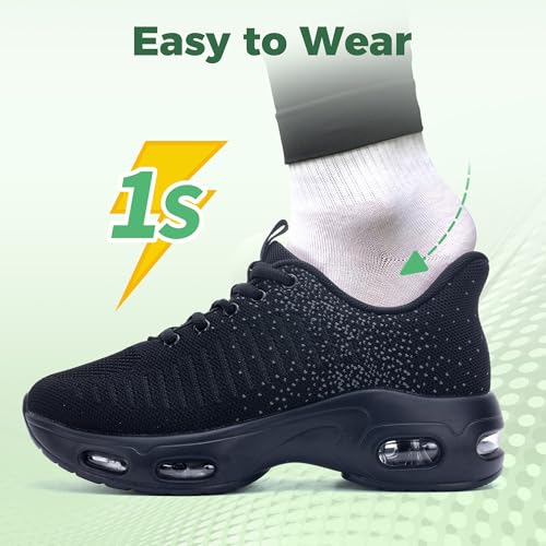 Image of Women's Sneakers Slip on Walking Tennis Shoes Easy to Wear
