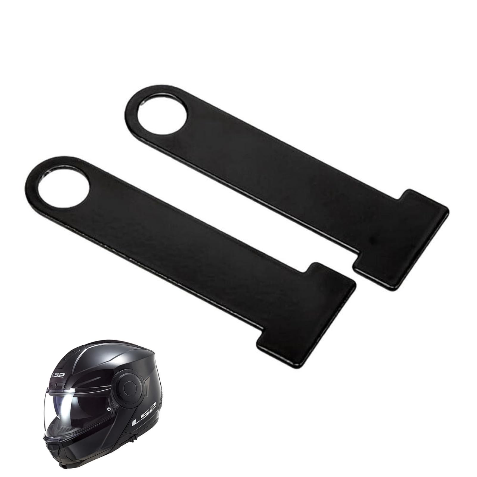 Cerradura de casco de motocicleta, 2 unidades, alta calidad, cierres de seguridad para cascos con cierre rápido, resistente a la corrosión, alta tenacidad, fácil instalación, ideal para motociclistas