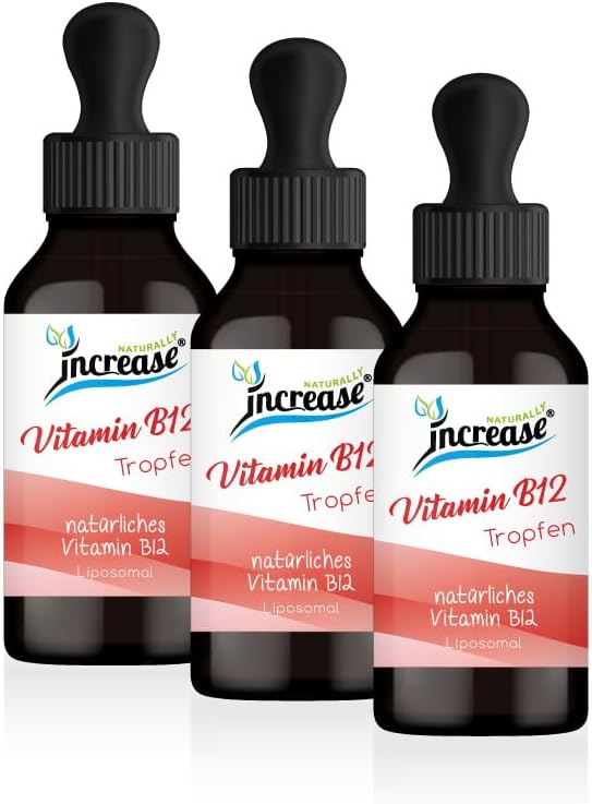 Neem 3, aantal 2 actie liposomale vitamine B12 druppels hoge dosis – 500 µg per dagelijkse dosis (150.000 mg in 3 flessen) – Keto MCT olie C8 & C10