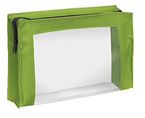 Preisvergleich Produktbild Veloflex 2705341 VELOBAG Travel A5 Kleinkrambeutel Reißverschlusstasche Mehrzwecktasche, Textil und PVC, grün