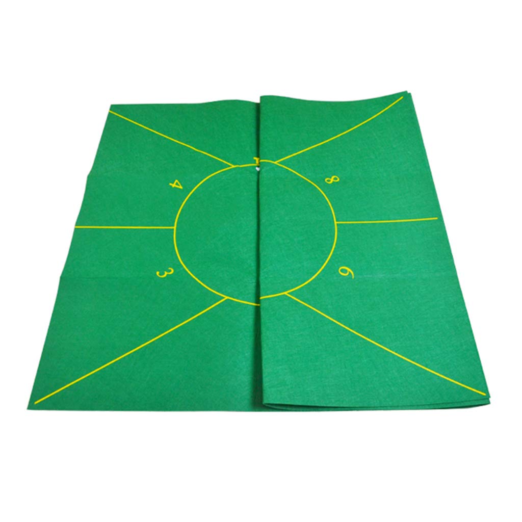 1 Pieza 180 * 90 cm paño de Mesa de póquer Texas Hold'em diseños de póquer Mantel Fieltro 10 Jugadores Alfombra de póquer/Tapis Poker