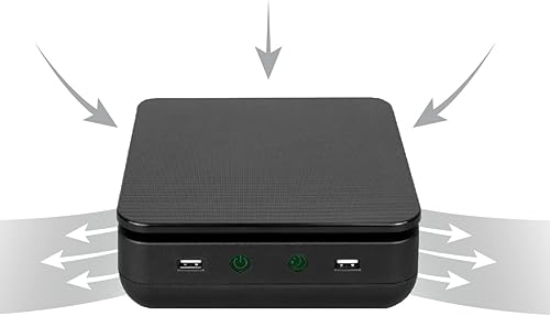 Miniatura 2 de Greentech Environmental Active HEPA+ CAR con ODOGard - Purificador de aire avanzado y eliminador de olores con 2 filtros de aire HEPA