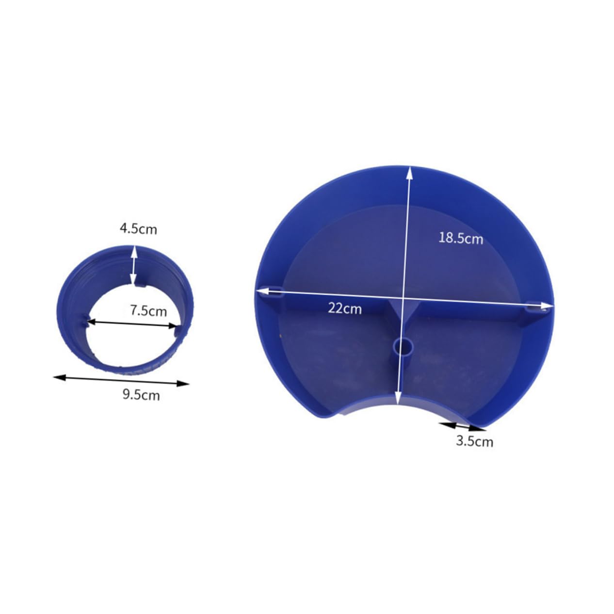 FUNOMOCYA Elegant Snack Plate Set Lid 3 Grid Plate Unbreakable Plates for Home Kitchen and Restaurant