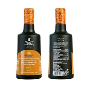 Premium Extra-vierge Olijfolie, Vroege oogst, Cold Extraction, Lucio variëteit, 500 ml – Spaanse olie