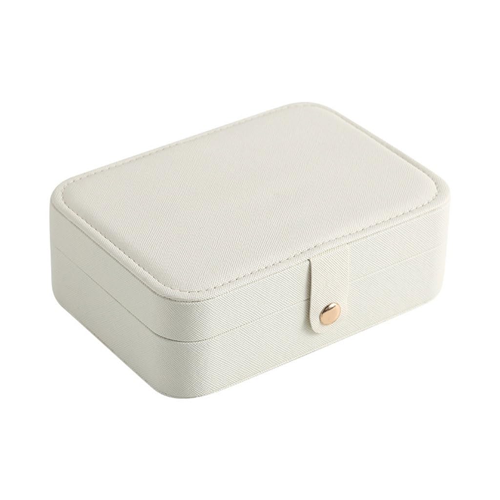 Jewelry Box Organizer Light Luxury, Exquisite And Creative Gift, Pastoral Style Jewelry Box, Simple Small Jewelry Storage Box Jewelry Organizer Small (C)