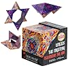 Shashibo Shape Shifting Box - Award-Winning STEM Fidget Toy with Ultra Strong Magnets - Puzzle Cube Transforms Into 100+ Shapes, Perfect Sensory Gift for Kids, Teens, and Adults (Spaced Out)