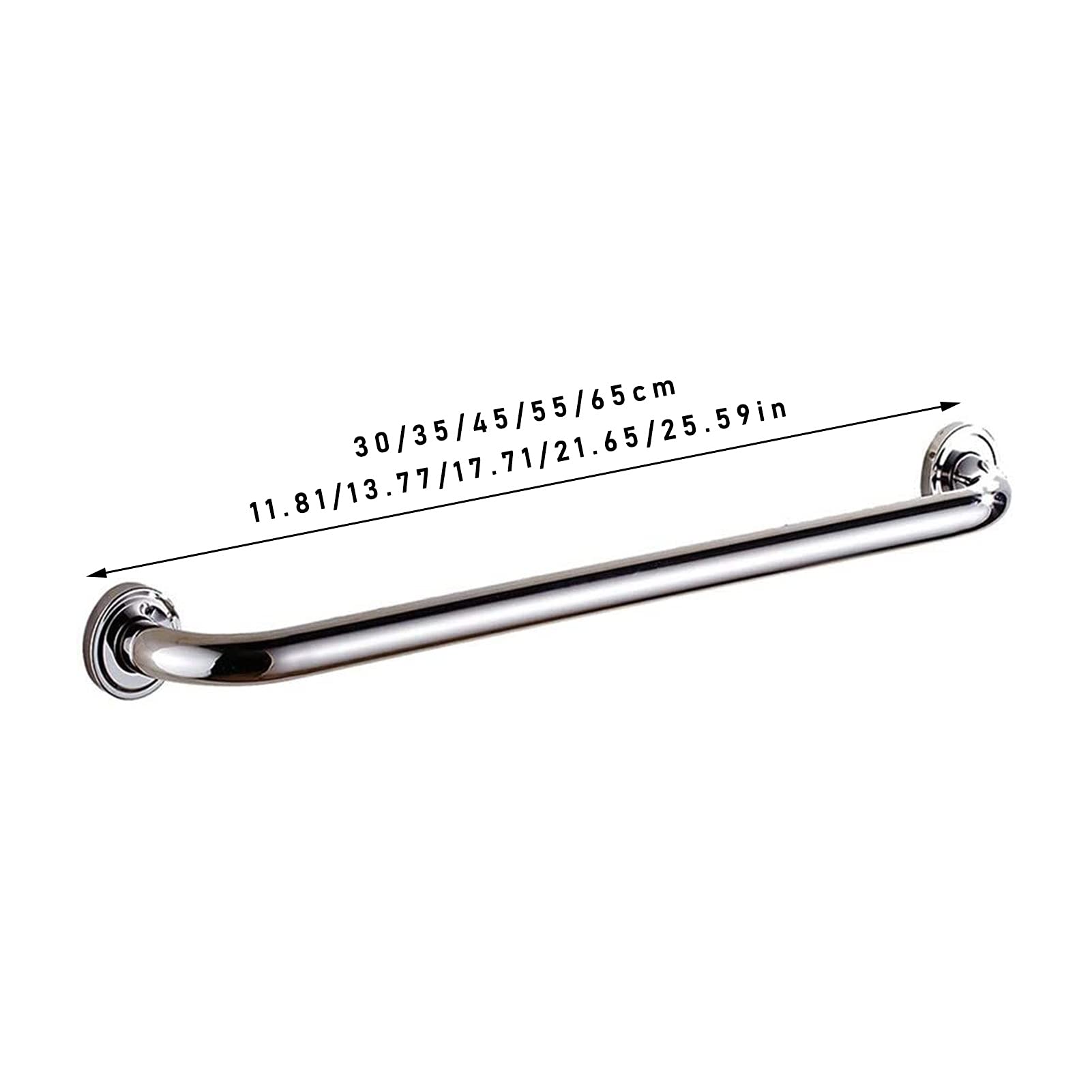 Bagno Grab Bar, Acciaio Inossidabile di Sicurezza Antiscivolo Senza Barriere corrimano per Anziani disabili igienici Supporto Maniglia Maniglione da Bagno(30cm)
