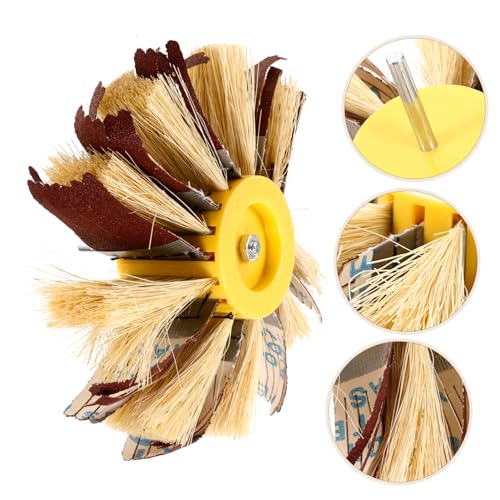 Roue de ponçage pour outil rotatif pour lisser les angles difficiles