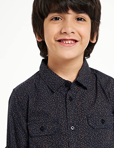 Image of Amazon Brand - Jam & Honey Boys Boys 100% Cotton Printed Full Sleeves Shirt | Age 2-12 Years