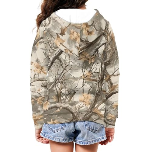 Image of Zipper Hoodie for Kids Full Zip Up Sweatshirt Active Coat Hooded Pullover with Pockets Size 6-16 Boys Girls