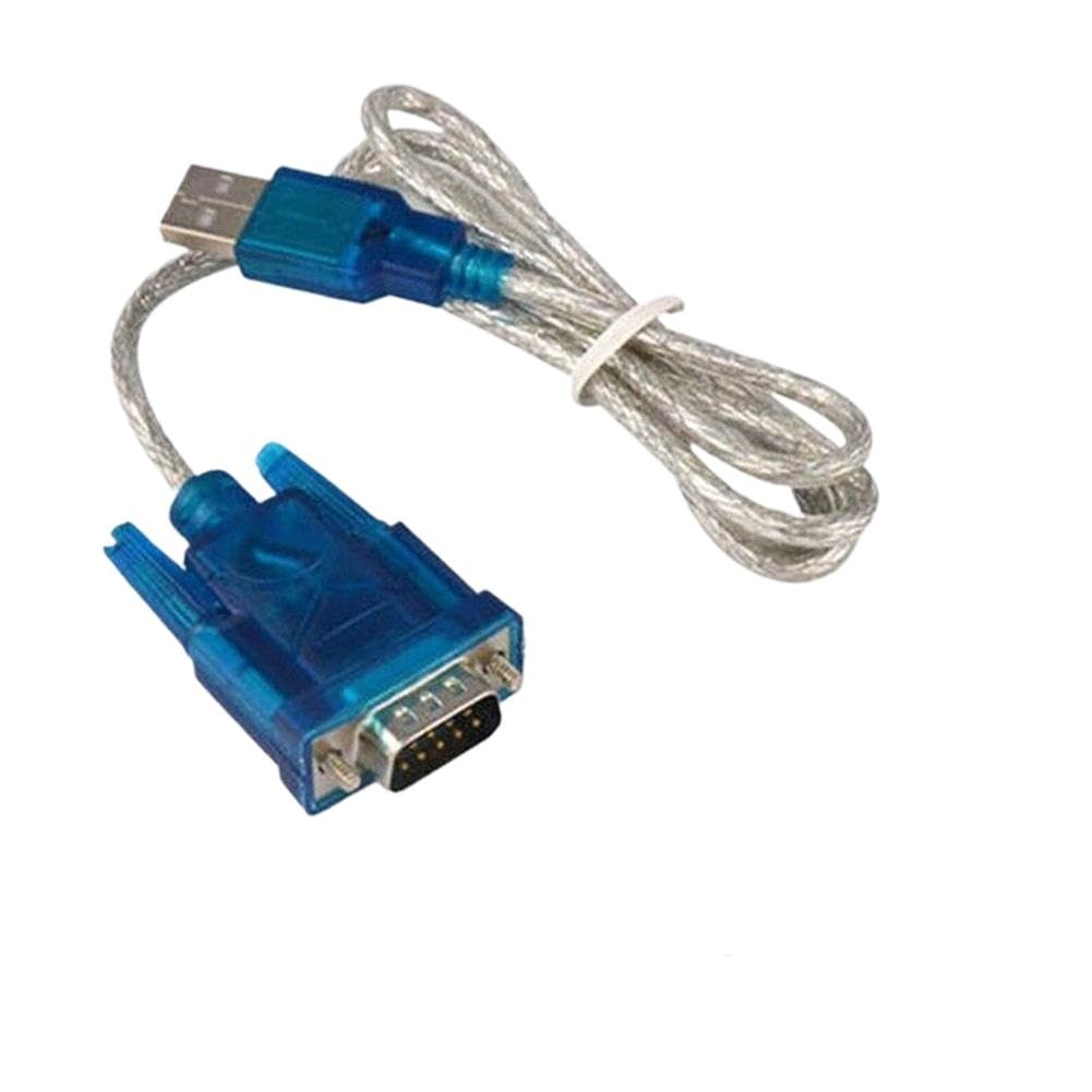 1 cable de datos USB a puerto serie de 9 pines HL-340 a convertidor RS232 macho hembra USB 2.0 a DB9 cable de conversión de interfaz