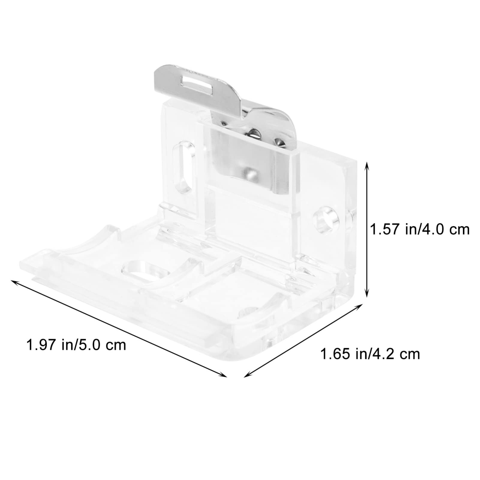 ARTIBETTER Adjustable Louver Brackets 6pcs Aluminum Curtain Brackets Fixation Hardware Simple Mounting