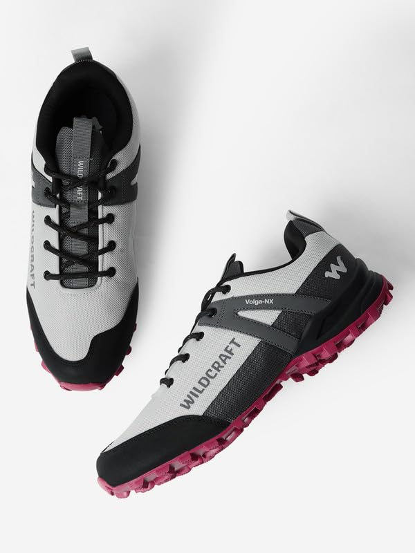 Image of Wildcraft Stylish Men Volga NX Low Ankle Outdoor Shoes- Denim Black