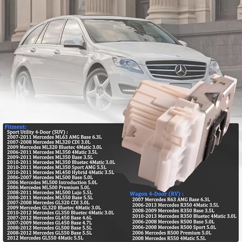 Image of Passenger Side Door Lock Actuator Compatible for 2006-2013 Mercedes-Benz W251 R350 GL450 ML350 Front Right Side Door Latch Actuator,Replaces A1697202835