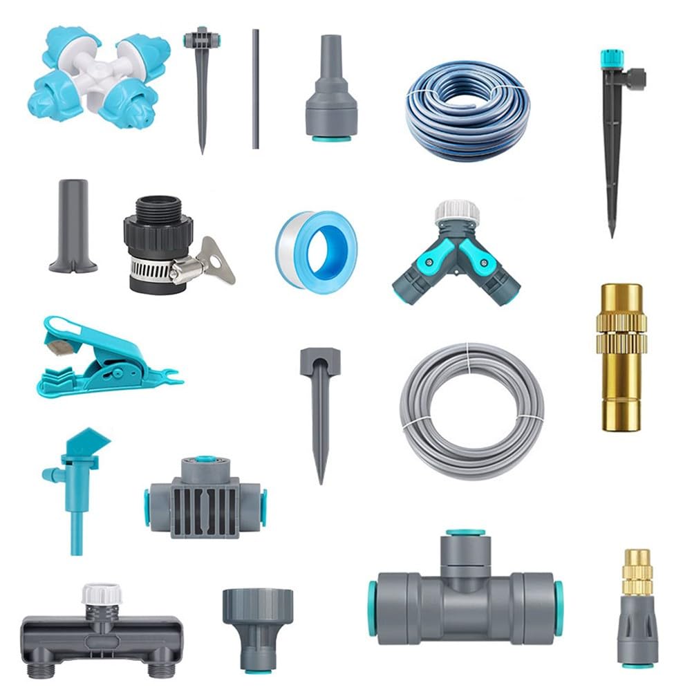 Kit d'irrigation goutte à goutte en ABS pour arrosage de jardin