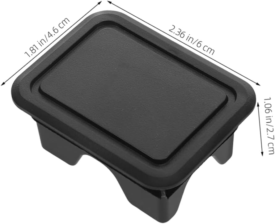 4pcs Truck Bed Rail Stake Pocket Covers Durable Dustproof Hole Plugs for Ram Easy Installation Weather-Resistant Truck Bed Accessories