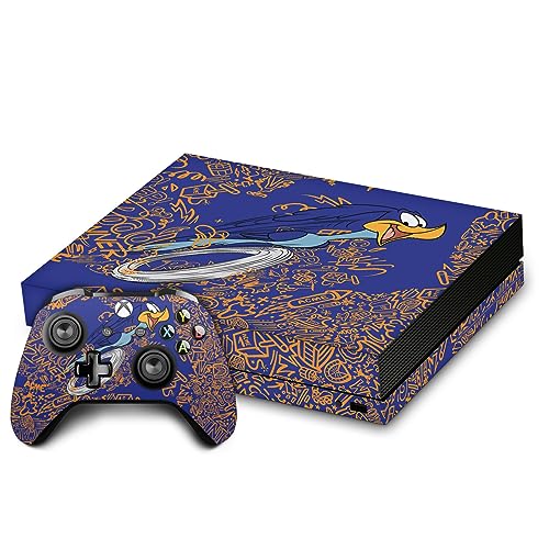 Skin Xbox One X Looney Tunes Autocollant Vinyle Manette Head Case Designs