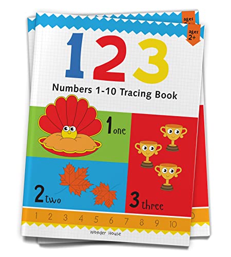 Preschool Activity Book: 123 – Numbers 1–10 Tracing Book for Kids Ages 3–5 | Learn to Count, Trace & Write Numbers with Fun Activities | Early Math Skills Workbook | 2+ Hours of Learning Fun