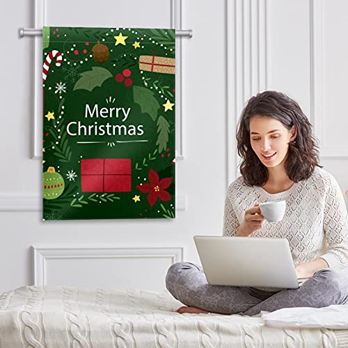 Drapeau de jardin Merry Christmas lavable et durable pour décoration extérieure - 6