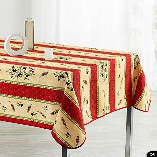 CIRAD - Mantel, Color Amarillo, 240 x 150 cm