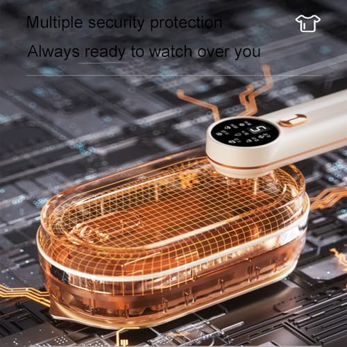 Plancha eléctrica de mano con protección múltiple y quitarrúas vertical doméstico eficiente 8