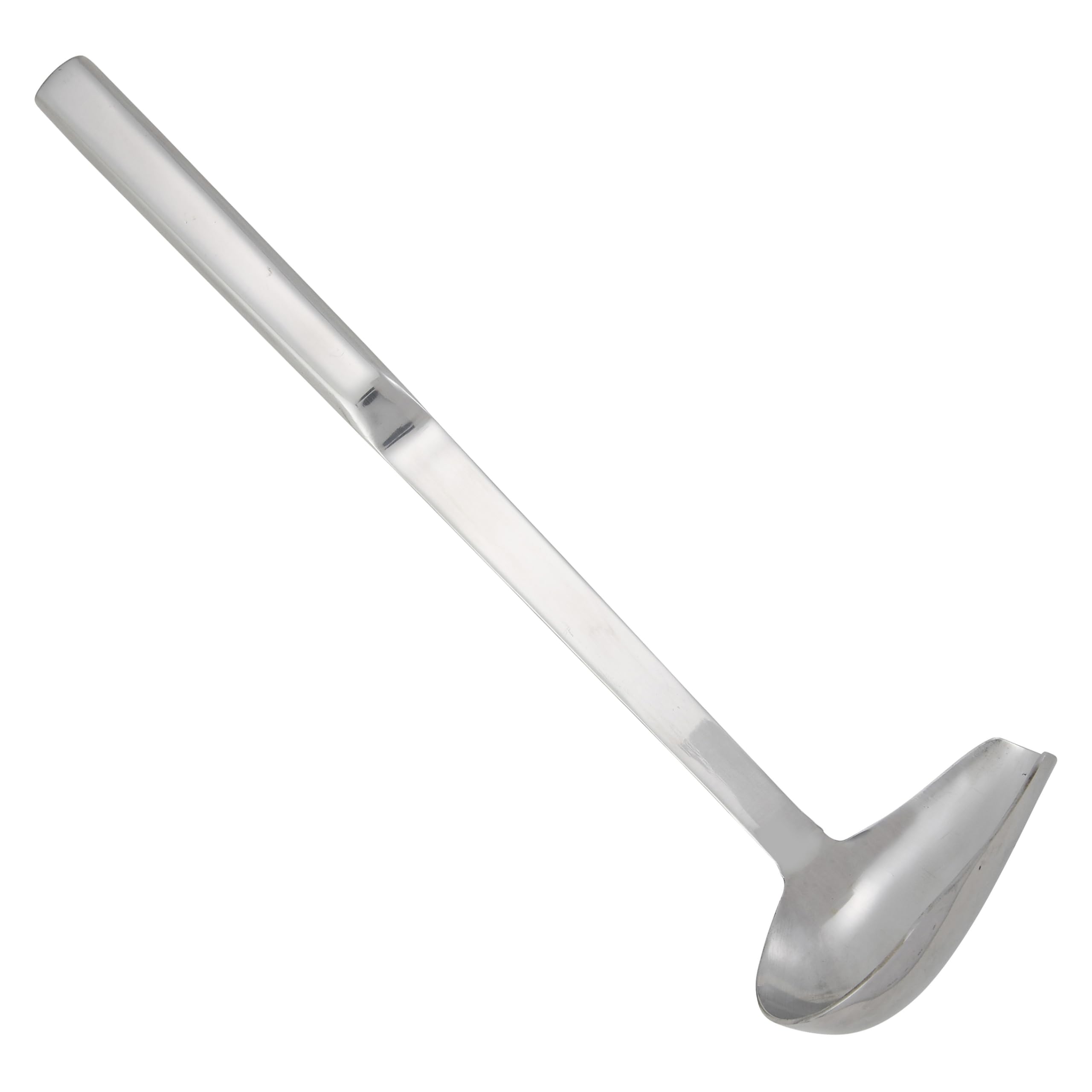 WINCO Spout Ladle, 1-Ounce, Stainless Steel