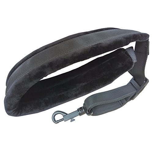 xinlink professional black colored padded alto tenor saxophone neck strap with locking snap hook for sax player music instrument