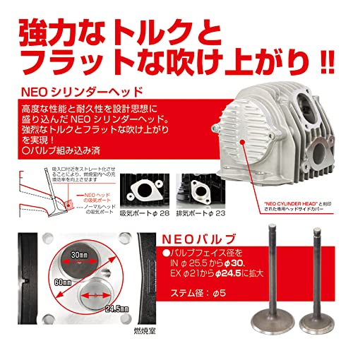 Amazon.co.jp: キタコ(KITACO): ボアアップキット グロム(JC61)系用